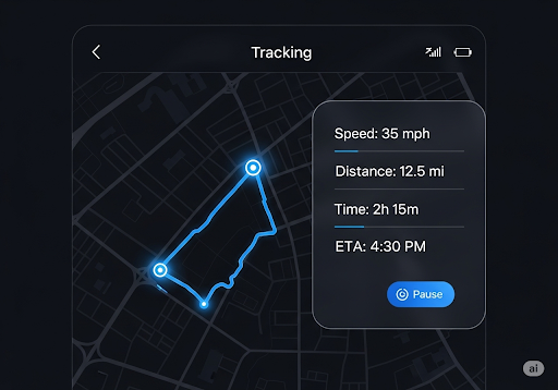 Geo Track UI